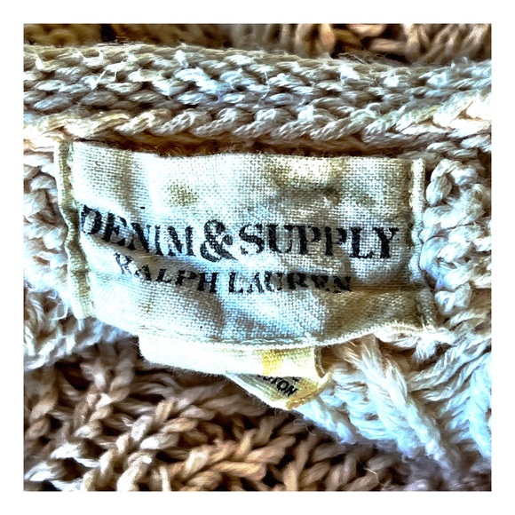 Denim & Supply Ralph Lauren Women’s Cable -Knit Sweater. Cream. Small - Picture 13 of 13